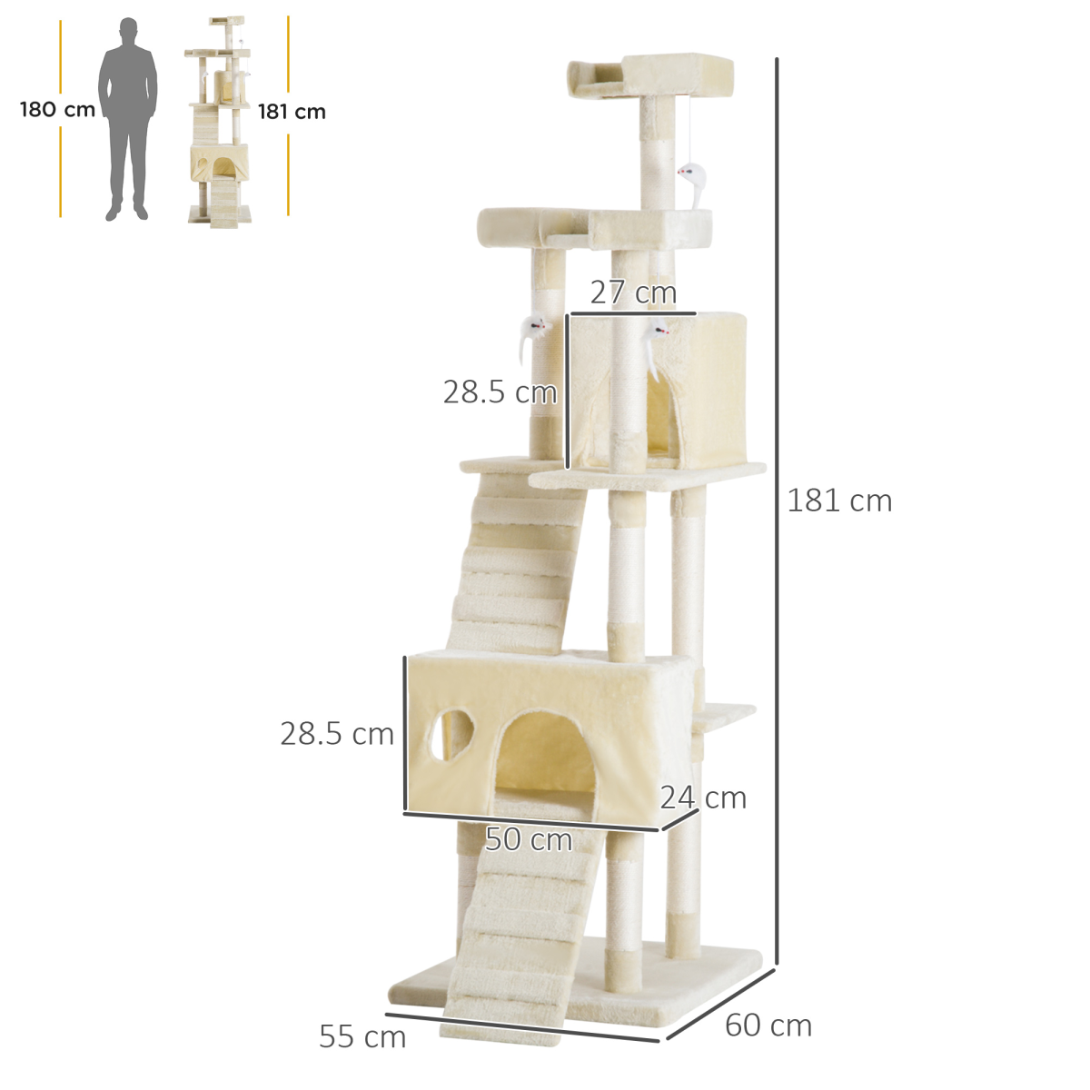 Multi-Level Cat Tree House