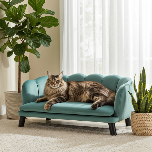 Pearl Shell Chat Couch - Sage Green Large