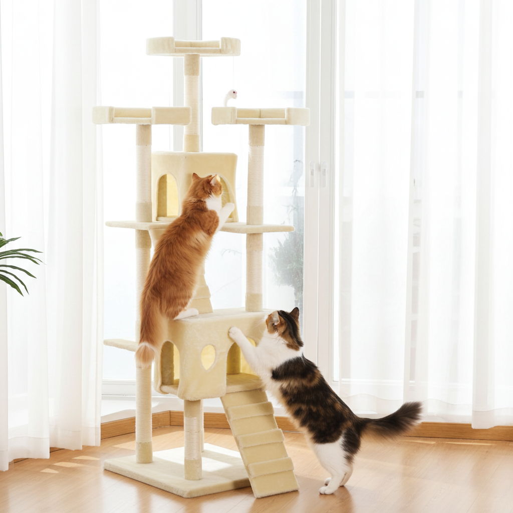 Multi-Level Cat Tree House